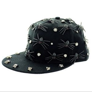 ONE-OF-A-KIND NEW UNISEX SPIDER/STUDS BASEBALL HAT